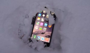 telefon u snegu